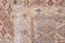 Load image into Gallery viewer, Pastel Medallion Afghan Nakhunak Kilim