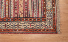 Load image into Gallery viewer, Antique Shirazi Soumak Tribal Kilim