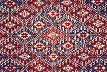 Load image into Gallery viewer, Tribal Nakhunak Kilim in Crimson