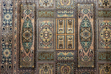 Load image into Gallery viewer, Kashmir Silk Rug – Royal Panel Garden