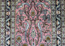Load image into Gallery viewer, Kashmir Pink Paradise Silk Rug