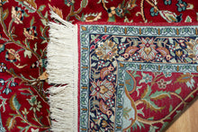 Load image into Gallery viewer, Crimson Kashmir Silk Floral Rug