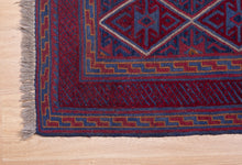 Load image into Gallery viewer, Ersari Deep Crimson Diamond Rug