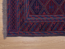 Load image into Gallery viewer, Deep Red Ersari Tribal Wool Rug