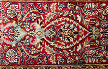Load image into Gallery viewer, Kashmir Red Floral Silk Carpet