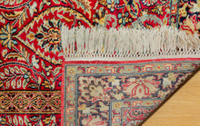 Load image into Gallery viewer, Kashmir Red Floral Silk Carpet