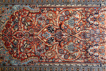 Load image into Gallery viewer, Kashmir Silk Rug – Tree of Life Radiance
