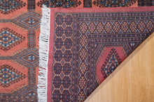 Load image into Gallery viewer, Indian Wool Rug with Tribal Geometry