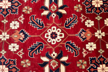 Load image into Gallery viewer, Afghan Red Wool Tribal Motif Rug