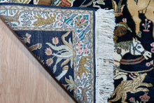 Load image into Gallery viewer, Persian Hunting Scene Silk Carpet