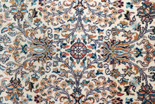 Load image into Gallery viewer, Ivory Garden Kashan Silk Carpet