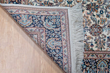 Load image into Gallery viewer, Ivory Garden Kashan Silk Carpet
