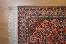 Load image into Gallery viewer, Kashmir Silk Rug – Blush Medallion Grace