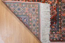 Load image into Gallery viewer, Kashmir Silk Rug – Blush Medallion Grace