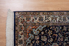 Load image into Gallery viewer, Midnight Bloom Kashan Silk Masterpiece