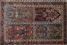 Load image into Gallery viewer, Kashmir Silk Rug – Four Seasons Garden