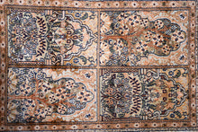 Load image into Gallery viewer, Kashmir Silk Rug – Radiant Floral Legacy