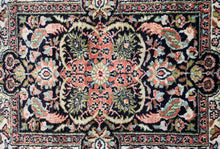 Load image into Gallery viewer, Kashmir Silk Rug – Royal Garden Medallion