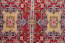 Load image into Gallery viewer, Antique Geometric Caucasian Tribal Rug
