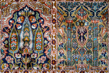 Load image into Gallery viewer, Garden Panel Pure Silk Kashmiri Rug
