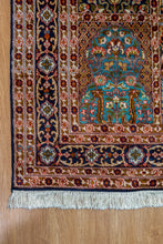 Load image into Gallery viewer, Garden Panel Pure Silk Kashmiri Rug