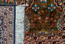 Load image into Gallery viewer, Garden Panel Pure Silk Kashmiri Rug