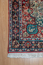 Load image into Gallery viewer, Regal Red Kashmiri Silk Medallion