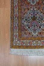 Load image into Gallery viewer, Qum Design Multicolor Kashmir Silk Rug
