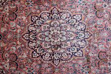 Load image into Gallery viewer, Kashmir Silk Rug – Persian Coral Garden