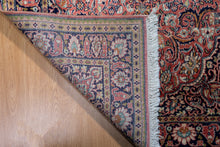 Load image into Gallery viewer, Kashmir Silk Rug – Persian Coral Garden