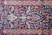 Load image into Gallery viewer, Imperial Blue Kashmiri Silk Masterpiece