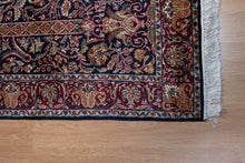 Load image into Gallery viewer, Imperial Blue Kashmiri Silk Masterpiece