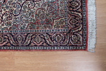 Load image into Gallery viewer, Ivory Floral Medallion Kashmir Silk