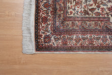 Load image into Gallery viewer, Kashmir Silk Rug – Ivory Kashan Revival
