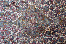 Load image into Gallery viewer, Kashmir Ivory Kashan Silk Carpet
