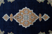 Load image into Gallery viewer, Midnight Garden Silk Rug