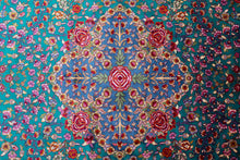 Load image into Gallery viewer, Kashmir Millifleur Garden Silk Rug