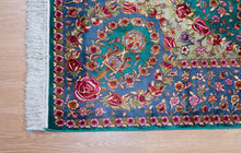 Load image into Gallery viewer, Kashmir Millifleur Garden Silk Rug