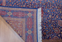 Load image into Gallery viewer, Imperial Ardabil Blue Silk Carpet