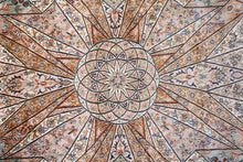 Load image into Gallery viewer, Sunburst Medallion Kashmiri Silk Rug