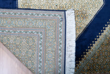 Load image into Gallery viewer, Royal Sapphire Kashmiri Silk Carpet