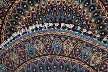 Load image into Gallery viewer, Afghan Chobi Round Medallion Rug