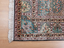 Load image into Gallery viewer, Rosewood Garden Kashmiri Silk Carpet