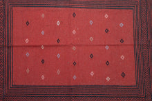 Load image into Gallery viewer, Balochi Red Diamond Wool Kilim