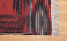 Load image into Gallery viewer, Balochi Red Diamond Wool Kilim