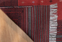 Load image into Gallery viewer, Balochi Red Diamond Wool Kilim