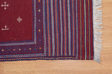 Load image into Gallery viewer, Maliki Red Diamond Wool Kilim