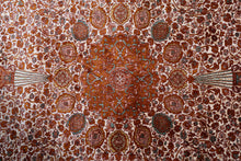 Load image into Gallery viewer, Kashmir Rust Medallion Silk Carpet