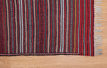 Load image into Gallery viewer, Balochi Nomadic Striped Wool Kilim