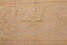 Load image into Gallery viewer, Pastel Diamond Weave Silk Kilim